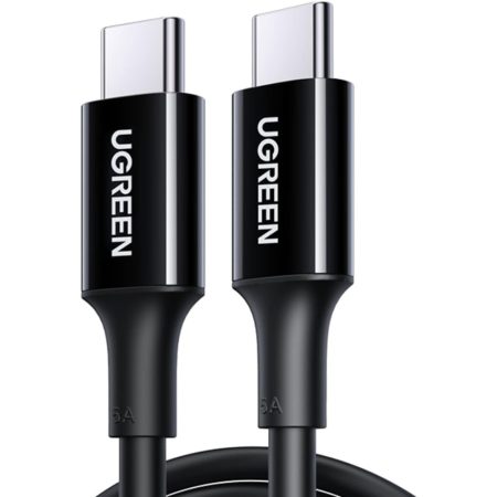 UGREEN 65250 USB-C TO USB-C PD FAST CHARGING CABLE 100W 2M BRAIDED BLACK