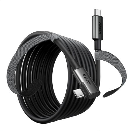 UGREEN 90629 RIGHT ANGLE USB-C TO C VR CABLE 5M ( 5GBPS ) BLK