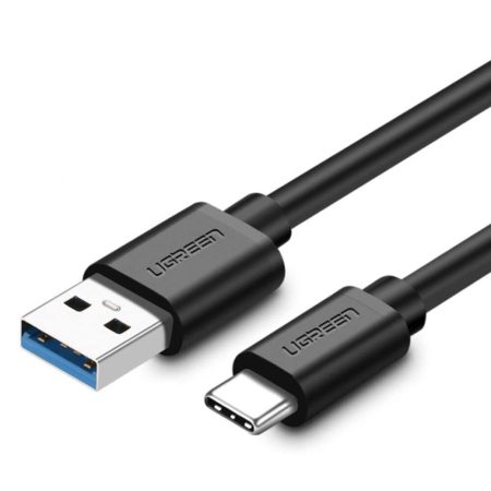 UGREEN 20884 USB-A 3.0 MALE TO TYPE-C MALE CABLE 2M ( BLACK )