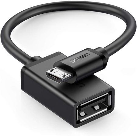 UGREEN 10396 MICRO USB MALE TO USB-A F/M OTG CABLE 15CM