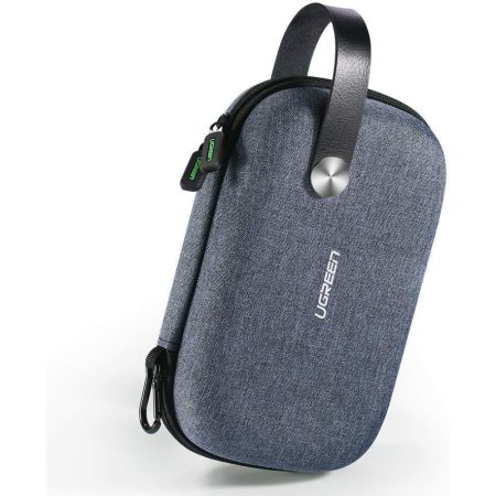 UGREEN 50903 ELECTONICS ACCESSORIES TRAVEL ORGANIZER POUCH BAG GRAY ( 4.4'' X 7.7'')