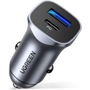 UGREEN 30780 DUAL PORT PD CAR CHARGER