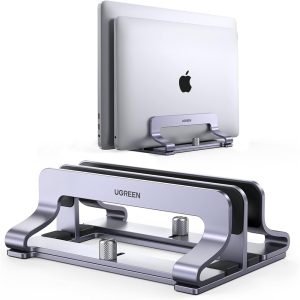UGREEN 60643 VERTICAL LAPTOP ALUMINIUM STAND DUAL-SLOT