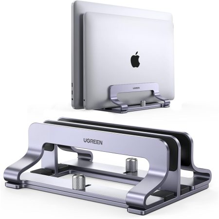 UGREEN 60643 VERTICAL LAPTOP ALUMINIUM STAND DUAL-SLOT