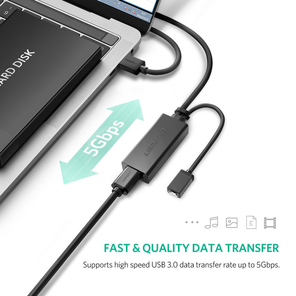 5 - One Chip Computers REEN 20827 USB 3.0 Active Extension Cable 10M - High Speed
