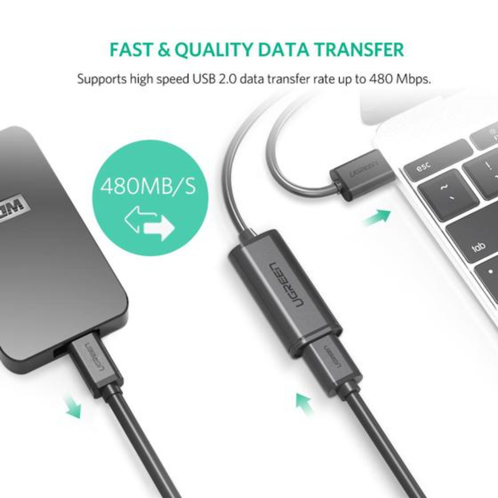 UGREEN-10325-USB-20-Type-A-Male-to-Female-Active-Extension-Cable-08 - One Chip Computers