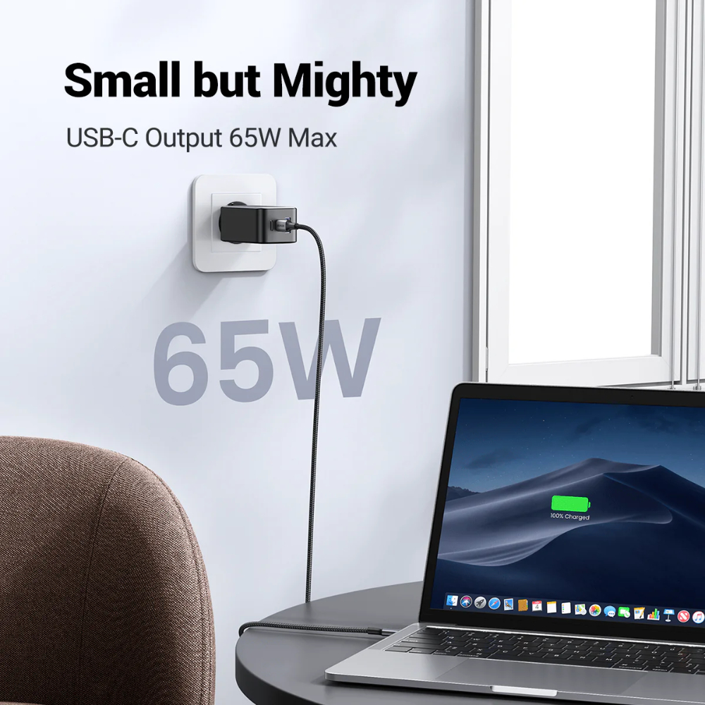 UGREEN-10335-Nexode-65W-GaN-USB-C-Wall-Charger-EU-Plug-02 - One Chip Computers