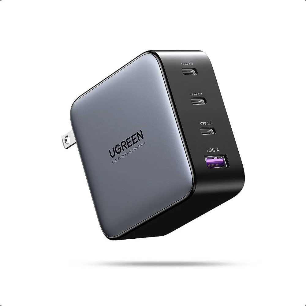 UGREEN-10375-100W-4-PORT-GAN-FAST-CHARGER-USB-CX3-USB-AX1 - One Chip Computers