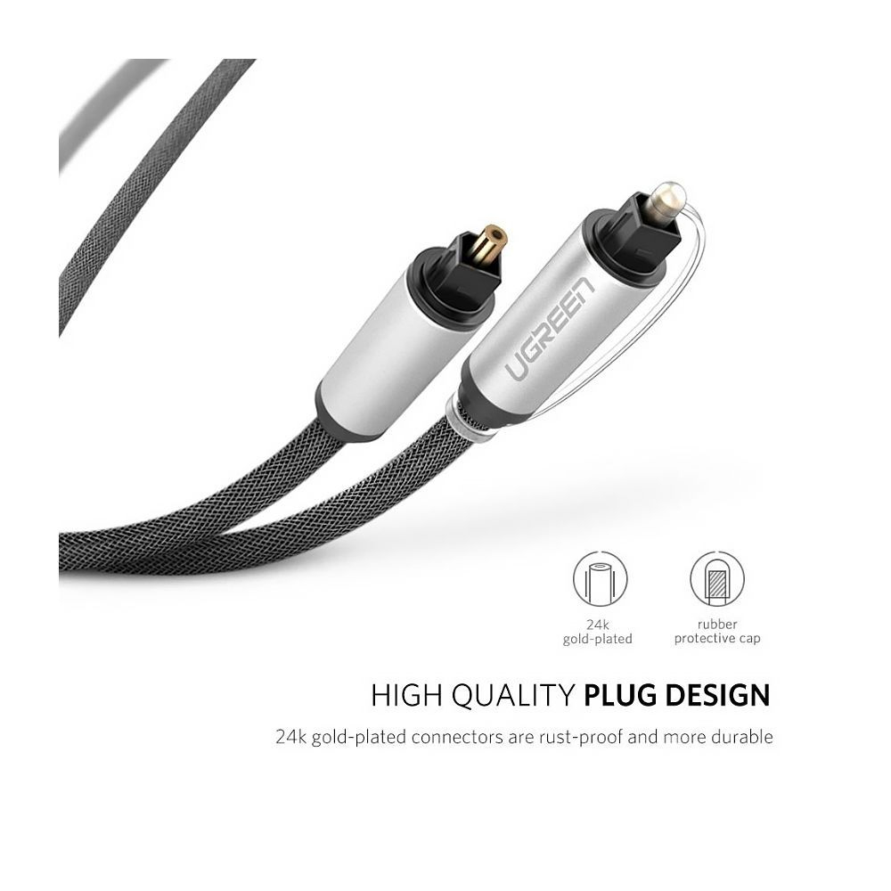 UGREEN-10771-TOSLINK-OPTICAL-AUDIO-CABLE-3M4 - One Chip Computers