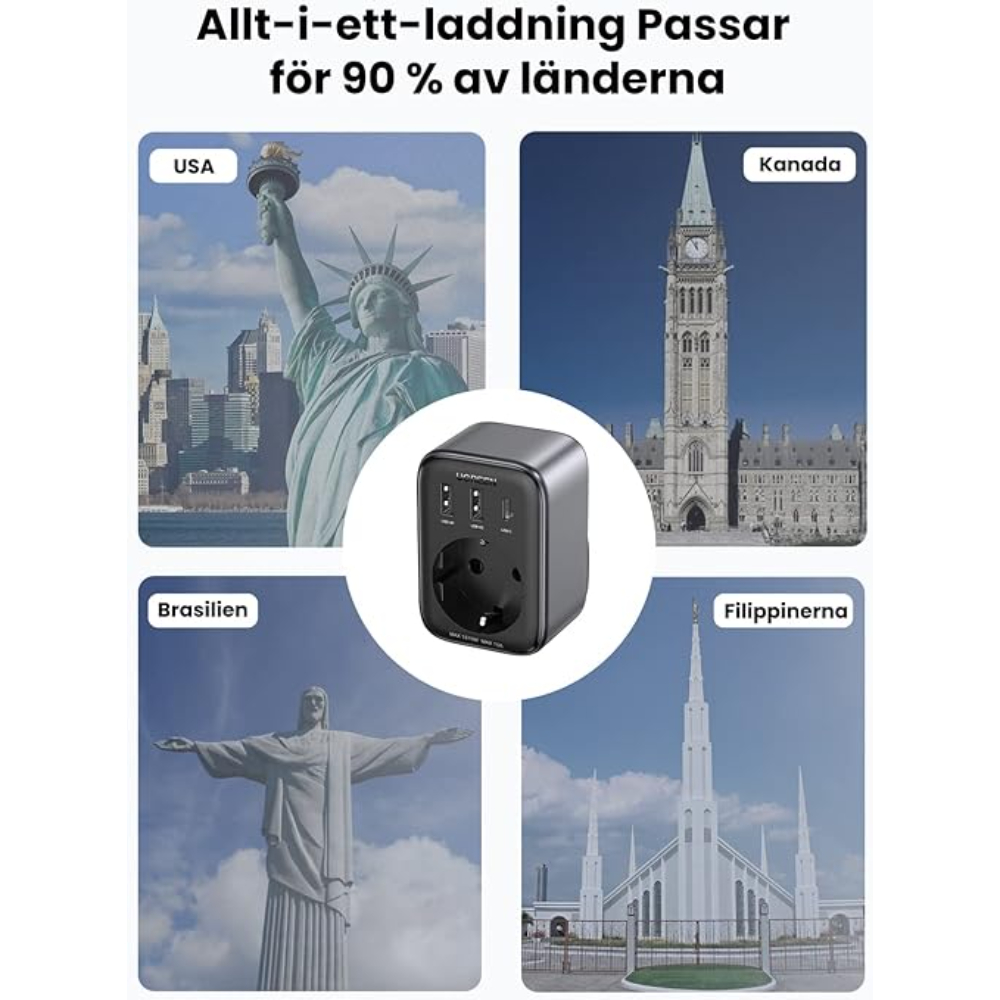 UGREEN-15289-30W-Travel-Adapter-Charger-1xAC4-1 - One Chip Computers