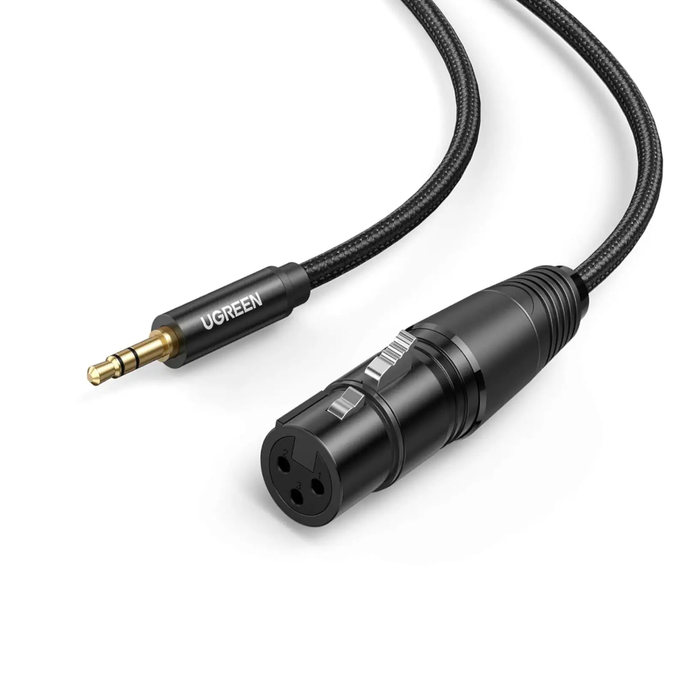 UGREEN-20244-35mm-to-XLR-Male-to-XLR-Female-Microphone-Cable - One Chip Computers