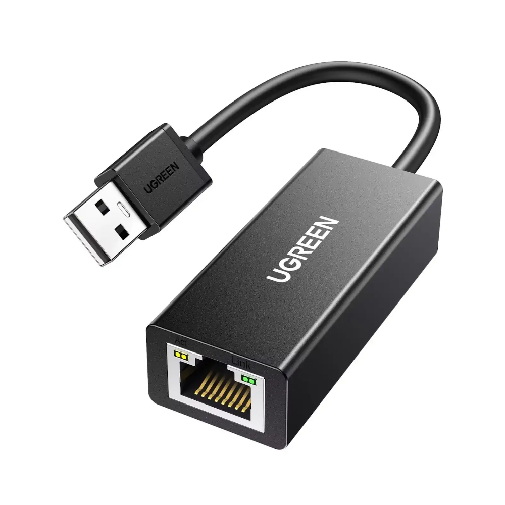 UGREEN 20254 USB to LAN Adapter Black - One Chip Computers UGREEN 20254 USB to LAN Adapter Black