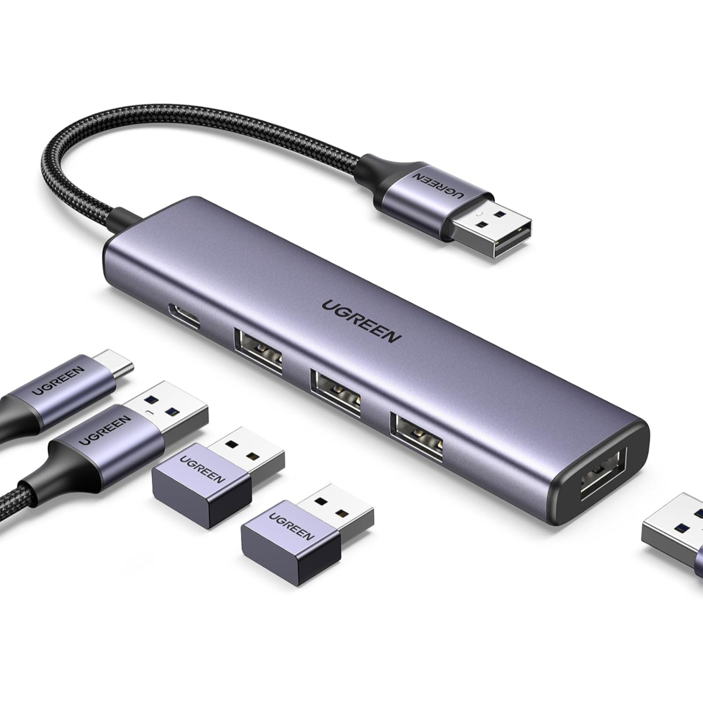 UGREEN-20805-USB-30-Hub-4-Ports-Aluminum-Ultra-Slim-Adapter-08 - One Chip Computers