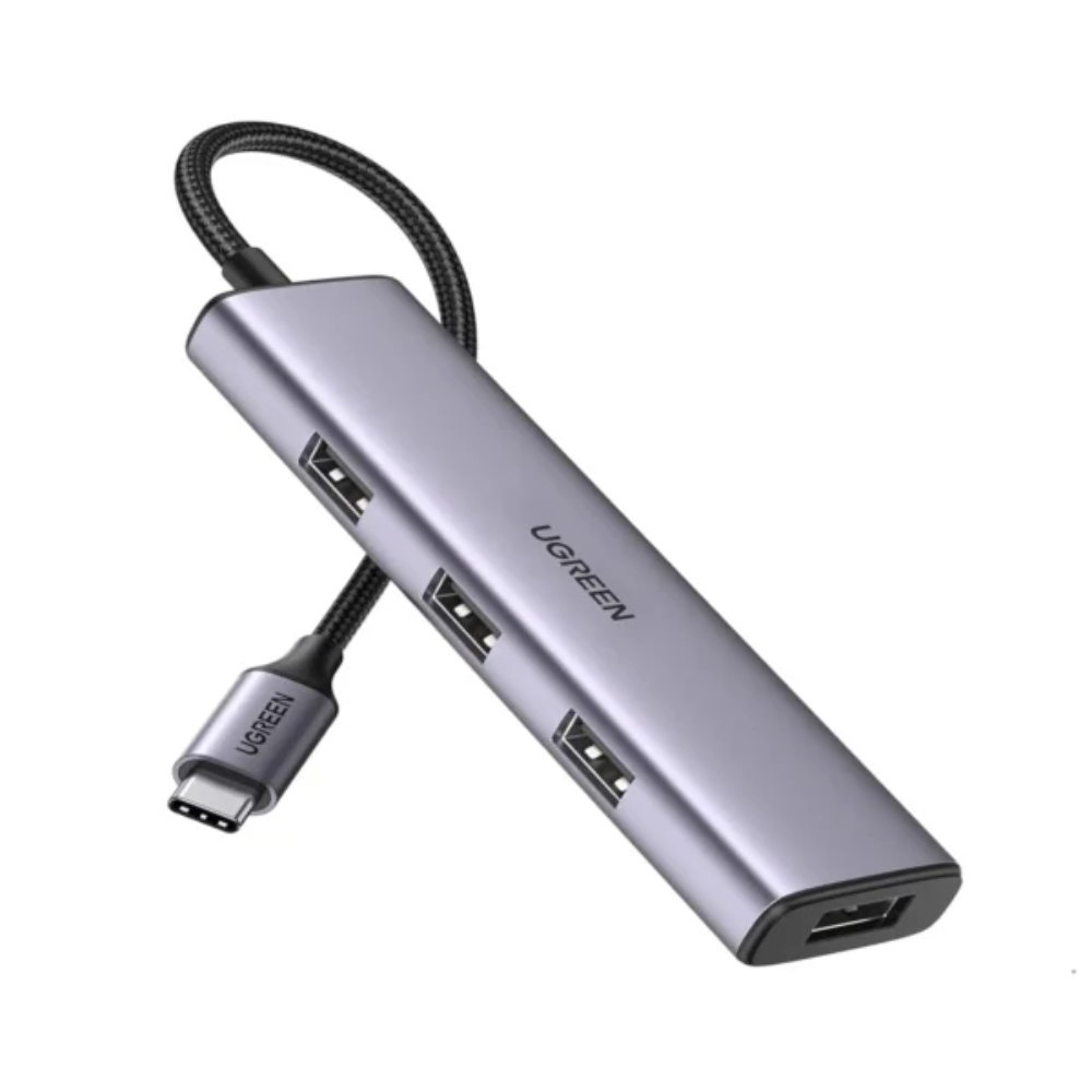 UGREEN-20841-Aluminum-4-in-1-USB-C-to-USB-30-Hub-600x600 - One Chip Computers