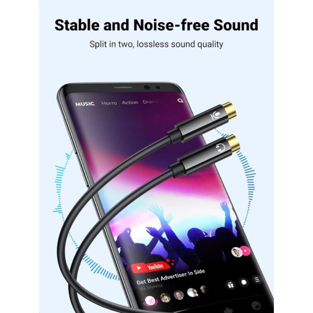 UGREEN-30620-Headphone-Splitter-35mm-4-Pole-TRRS-Audio-Splitter-4-600x800 - One Chip Computers