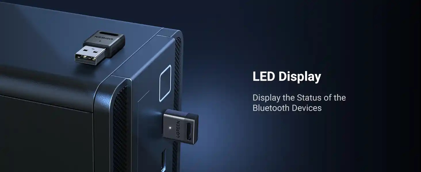 UGREEN 35995 Bluetooth 5.3 USB Adapter Black