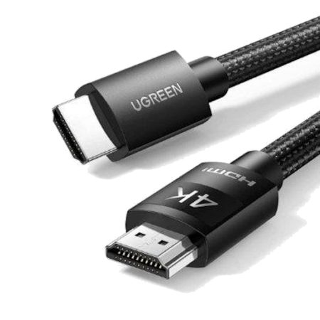 UGREEN 40105 4K HDMI MALE TO MALE CABLE BRAIDED 15M