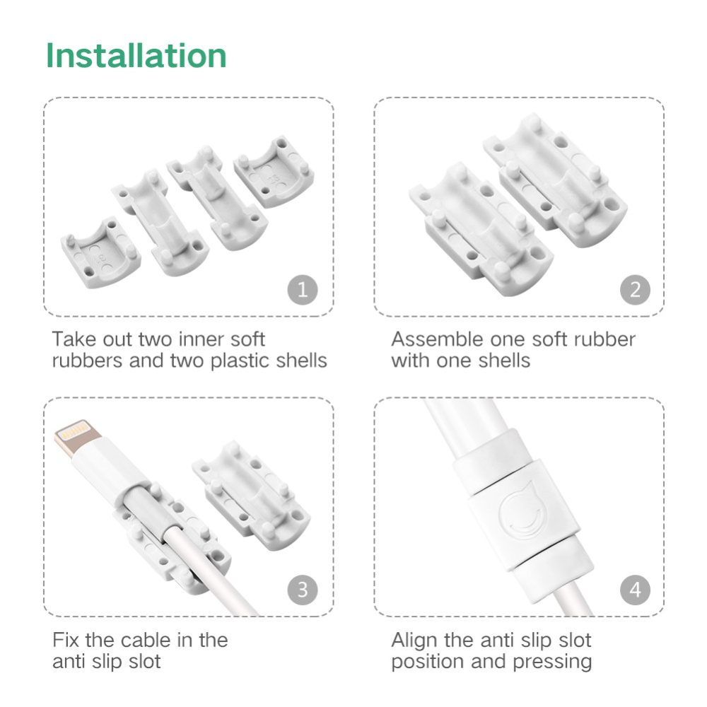 UGREEN-40705-Cable-Protector-USB-Cable-Saver-Charging-Cord-Protector-07 - One Chip Computers