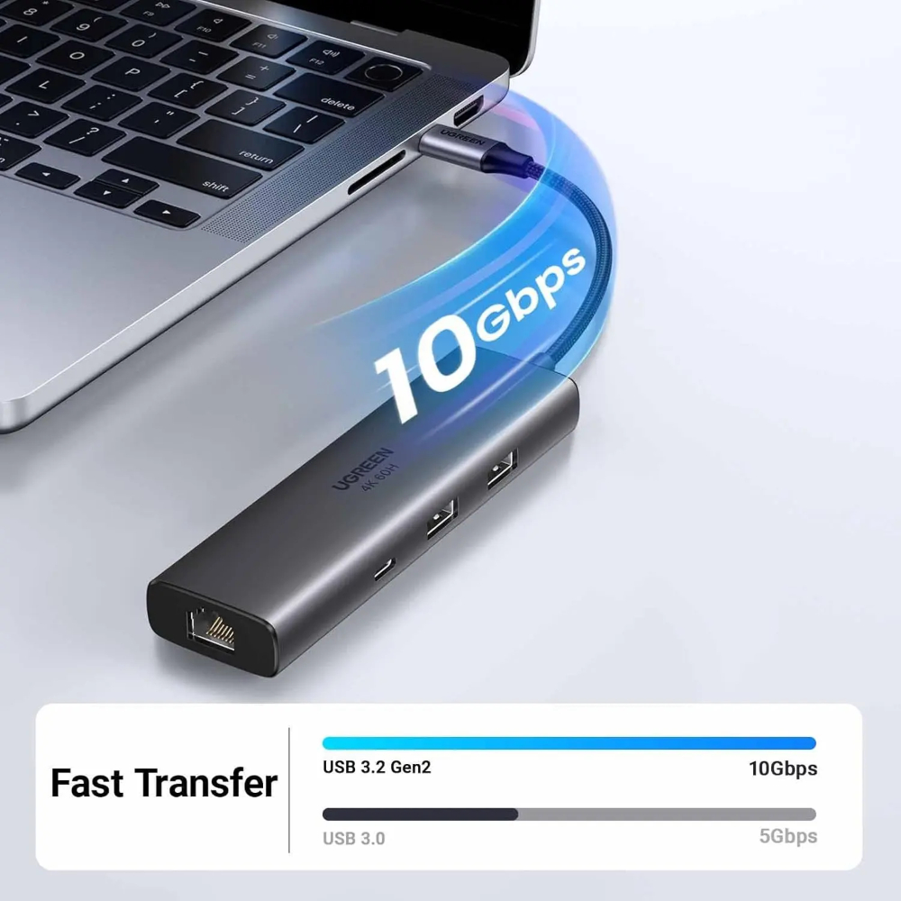 UGREEN-45000-6-in-1-USB-C-Hub-with-4K60Hz-HDMI-05 - One Chip Computers