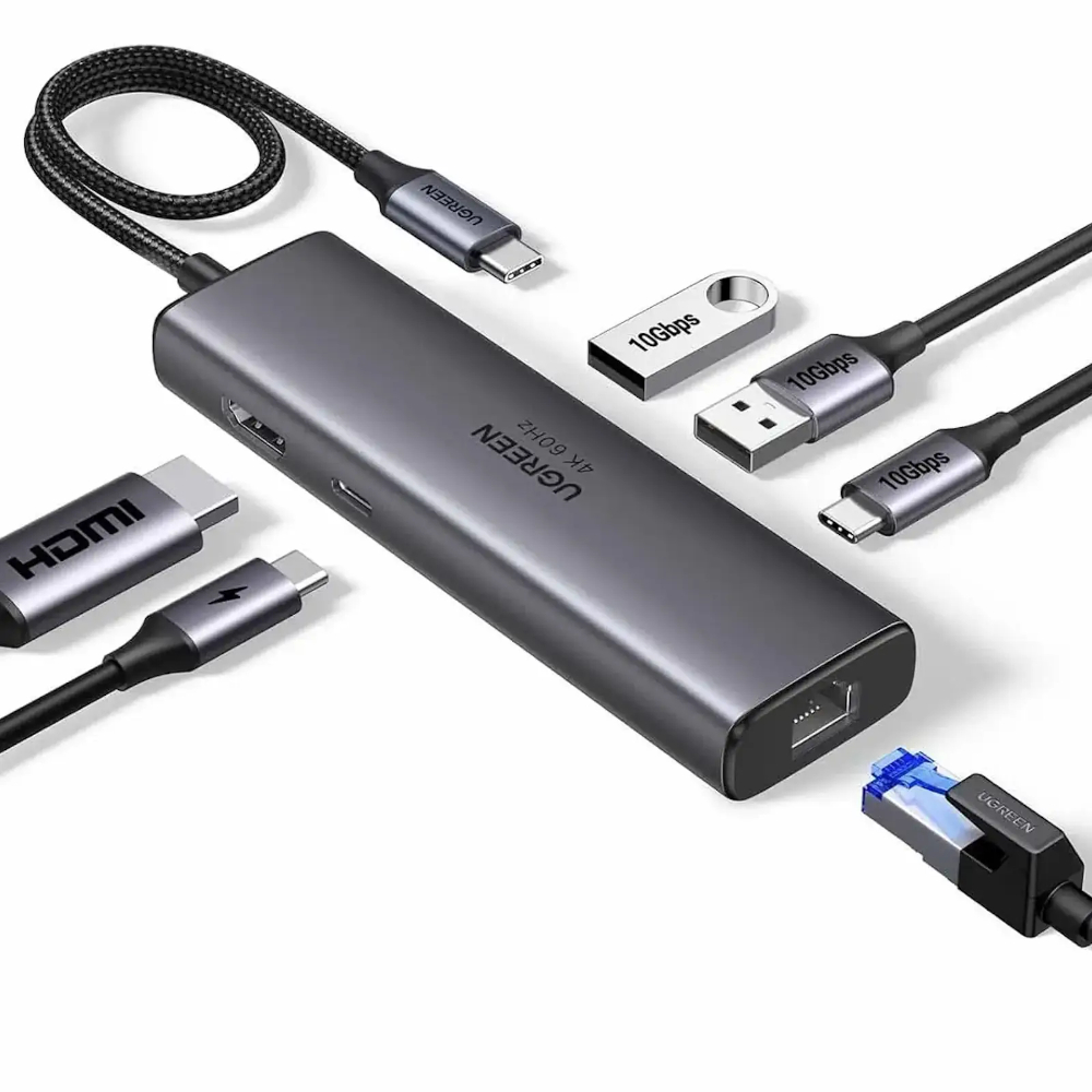 UGREEN-6-in-1-USB-C-Hub - One Chip Computers