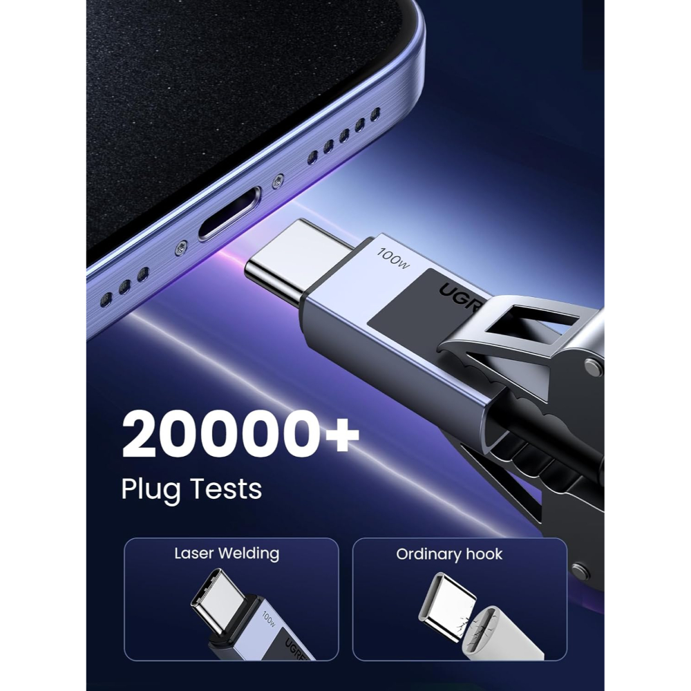 UGREEN-45063-USB-C-TO-USB-C-Cable-PD-Fast-Charging-Cable-05 - One Chip Computers