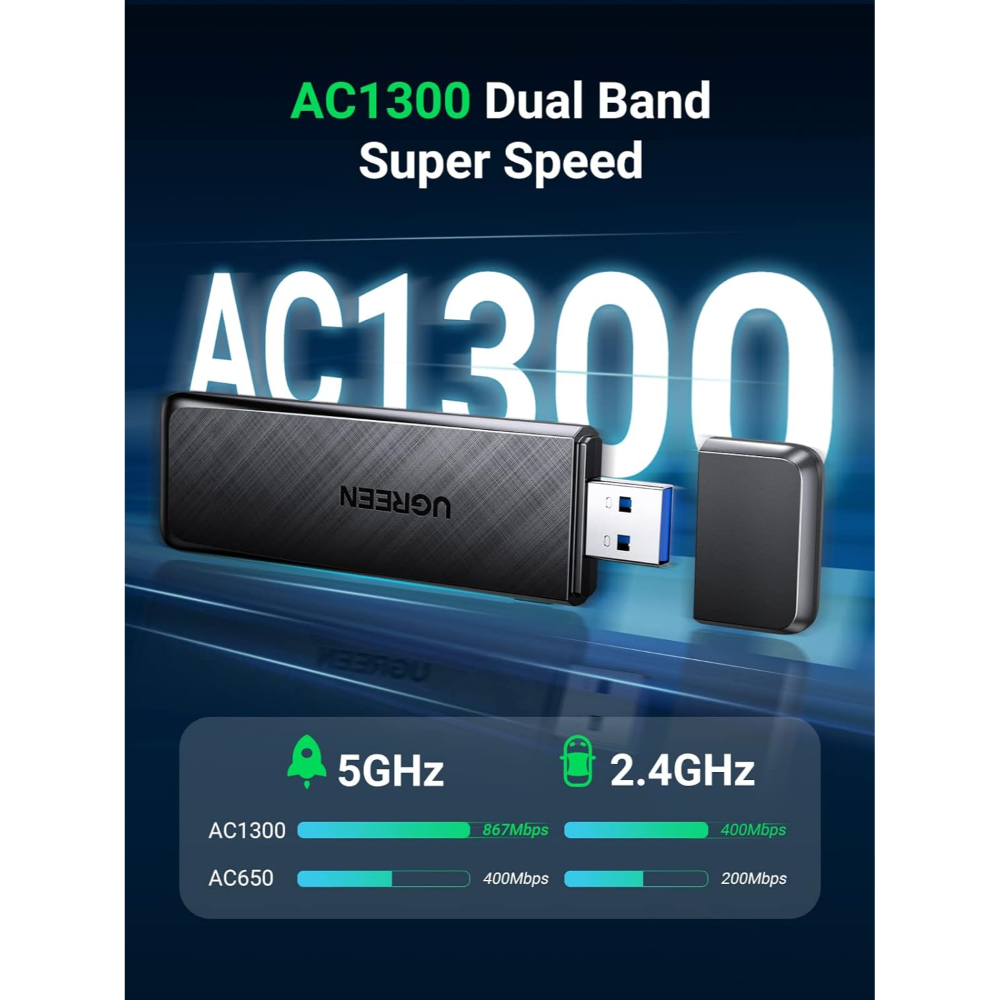 UGREEN-50340-AC1300-USB-WiFi-Adapter-5G-2 - One Chip Computers