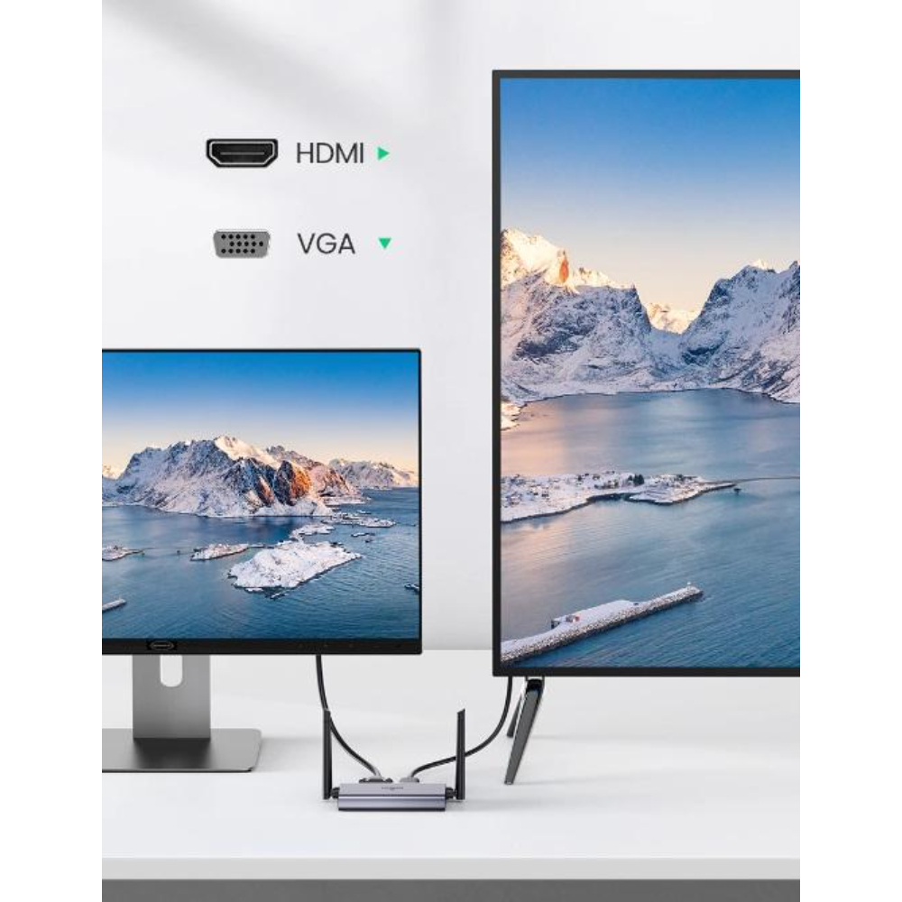 UGREEN-50633-WIRELESS-HDMI-EXTENDER-TX-and-RX-50M7 - One Chip Computers