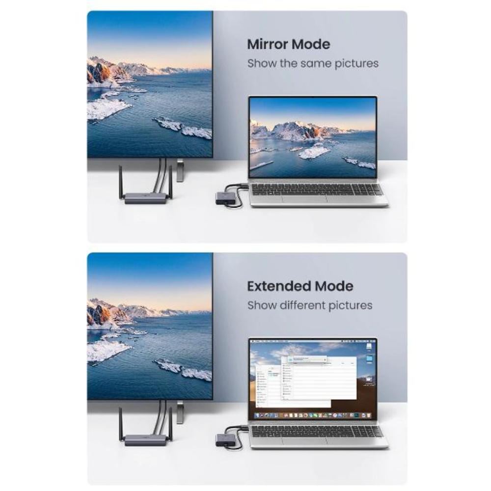 UGREEN-50633-WIRELESS-HDMI-EXTENDER-TX-and-RX-50M8 - One Chip Computers
