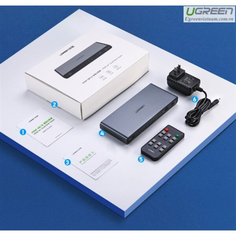 UGREEN-50745US-4-x-1-HDMI-Quad-Multi-Viewer-Switch4 - One Chip Computers