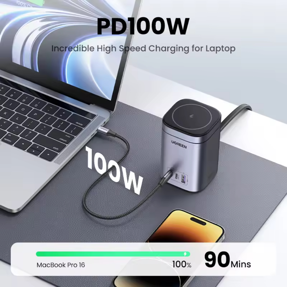 UGREEN-55321-Nexode-65W-4-in-1-Qi2-Charging-Station-with-15W-MagSafe-Stand-05 - One Chip Computers