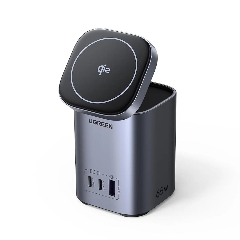 UGREEN-55321-Nexode-65W-4-in-1-Qi2-Charging-Station-with-15W-MagSafe-Stand-1 - One Chip Computers