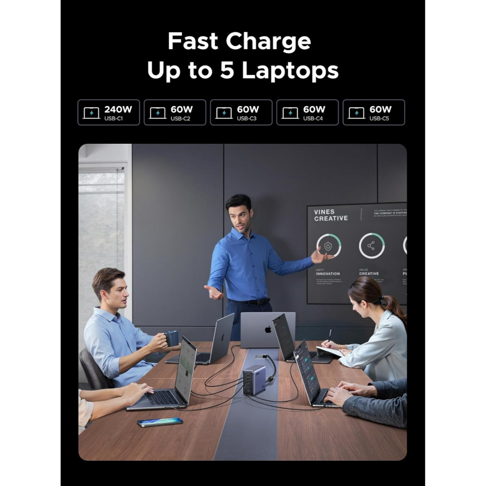 UGREEN-55549-Nexode-500W-GaN-Charging-Station-6-Port-04 - One Chip Computers