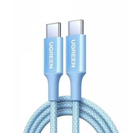 UGREEN 65254 USB-C TO C PD FAST CHARGING CABLE BRAIDED 100W 2M BLUE