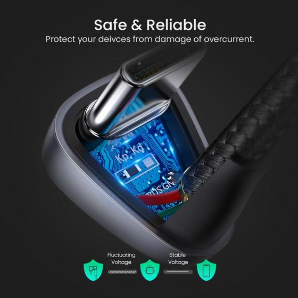 UGREEN-70315-USB-A-TO-USB-C-USHAPE-CABLE-2M3 - One Chip Computers