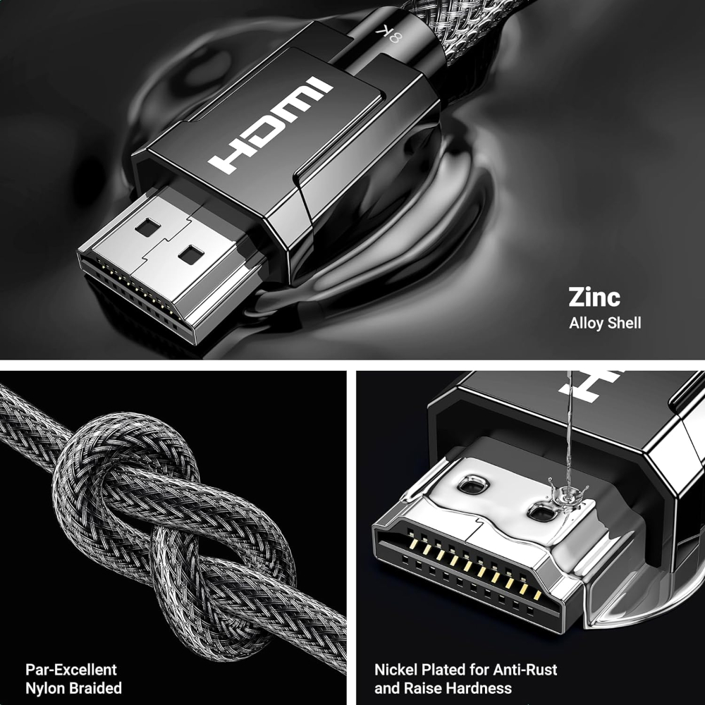 UGREEN-70320-8K-HDMI-21-Braided-Cable-15-Meter-Gray-HDMI-Certified7 - One Chip Computers