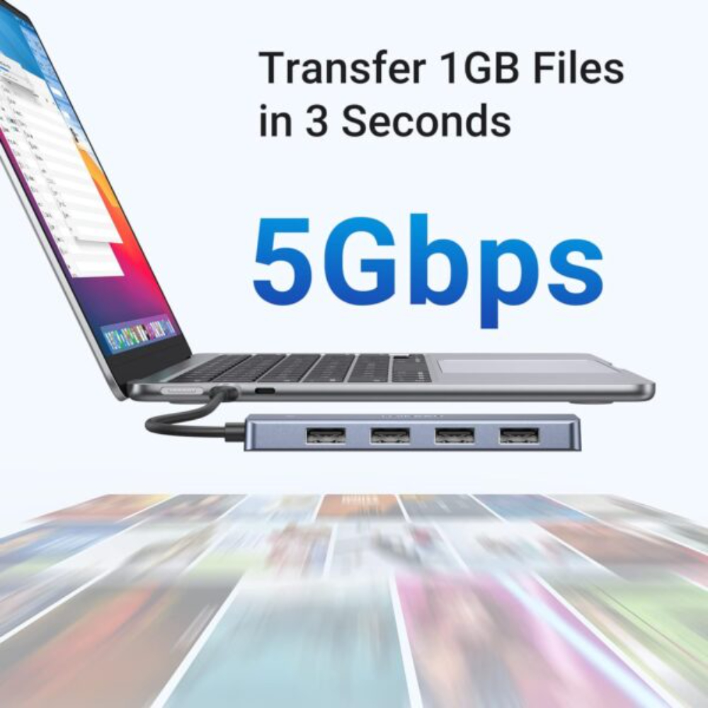 UGREEN-70336-USB-C-to-4-Ports-USB-30-Hub3-600x600 - One Chip Computers