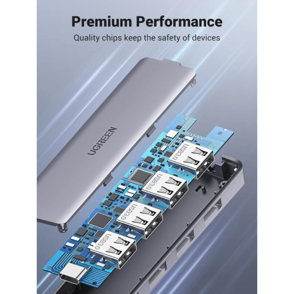 UGREEN-70336-USB-C-to-4-Ports-USB-30-Hub8-600x800 - One Chip Computers