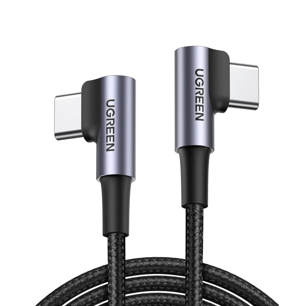 UGREEN-70531-Right-Angle-60W-USB-C-to-USB-C-Cable-2-Meter - One Chip Computers