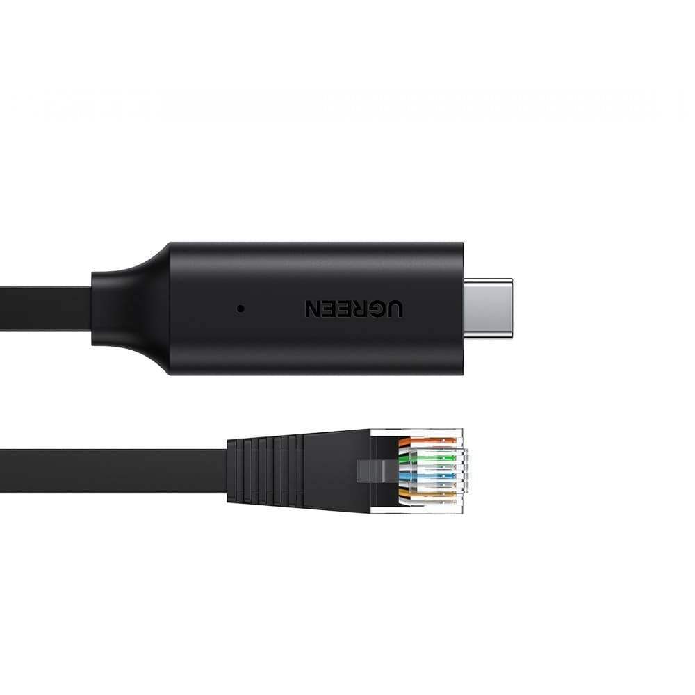 UGREEN-80186-USB-C-TO-RJ45-CONSOLE-FLAT-CABLE-15M4 - One Chip Computers