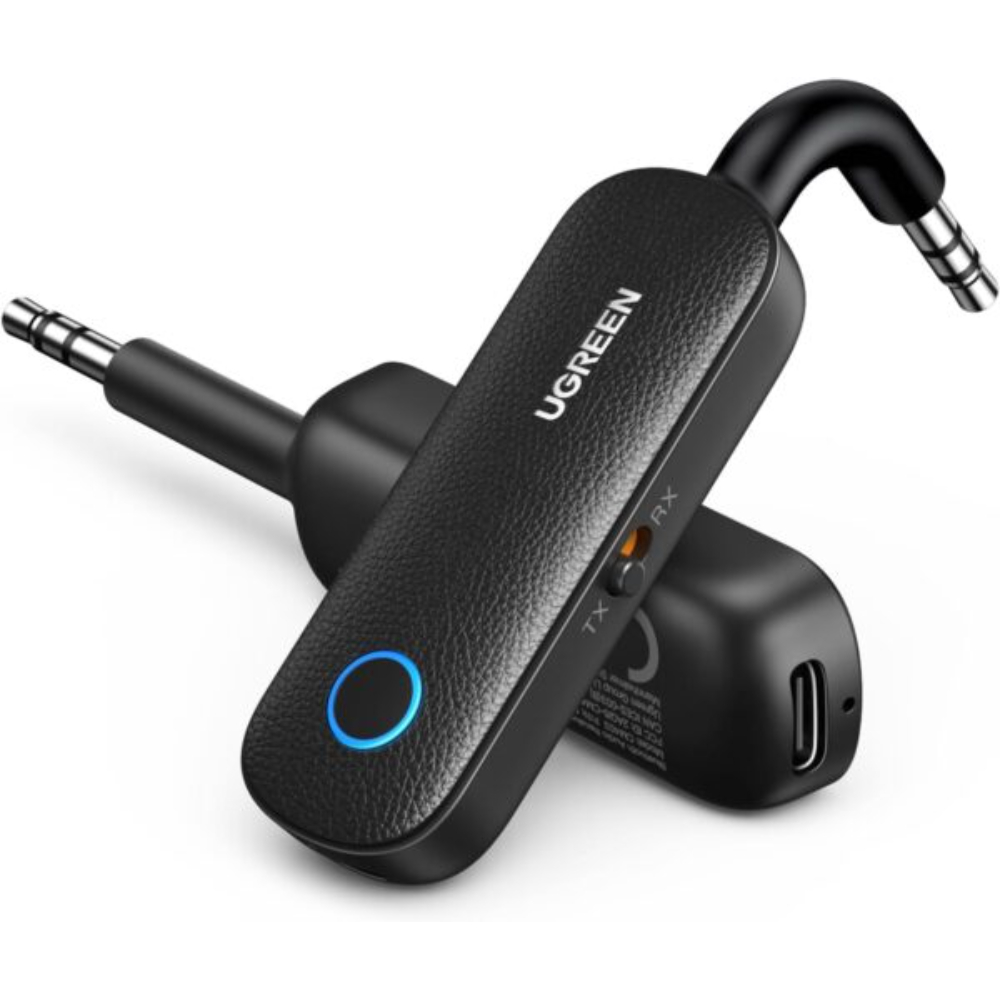 UGREEN 80893 2-in-1 Bluetooth 5.0 Audio Transmitter & Receiver - One Chip Computers UGREEN 80893 2-in-1 Bluetooth 5.0 Audio Transmitter & Receiver