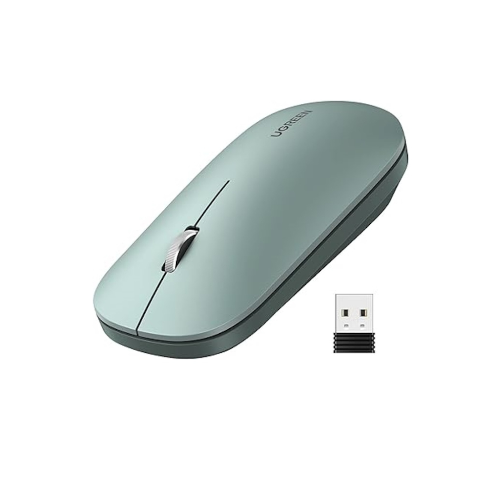 UGREEN-90374-WIRELESS-MOUSE-GREEN - One Chip Computers