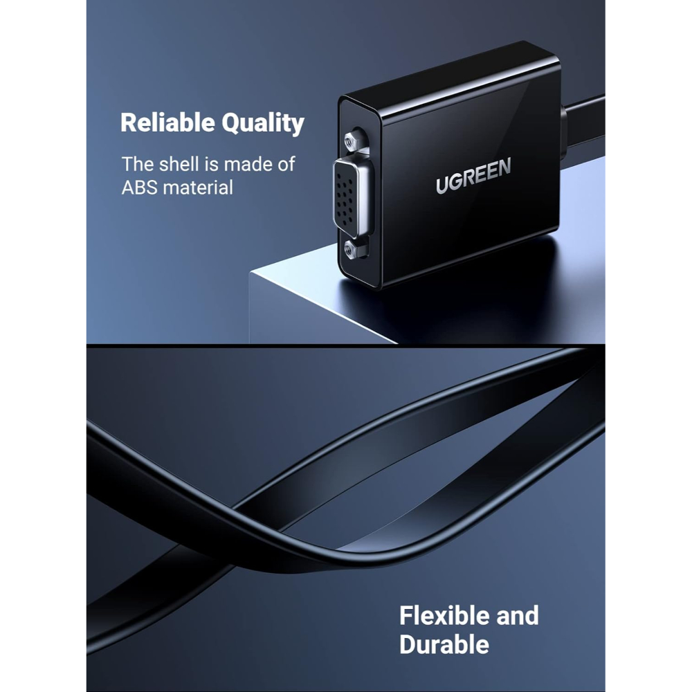 UGREEN-90813-HDMI-to-VGA-Adapter-Converter-06 - One Chip Computers