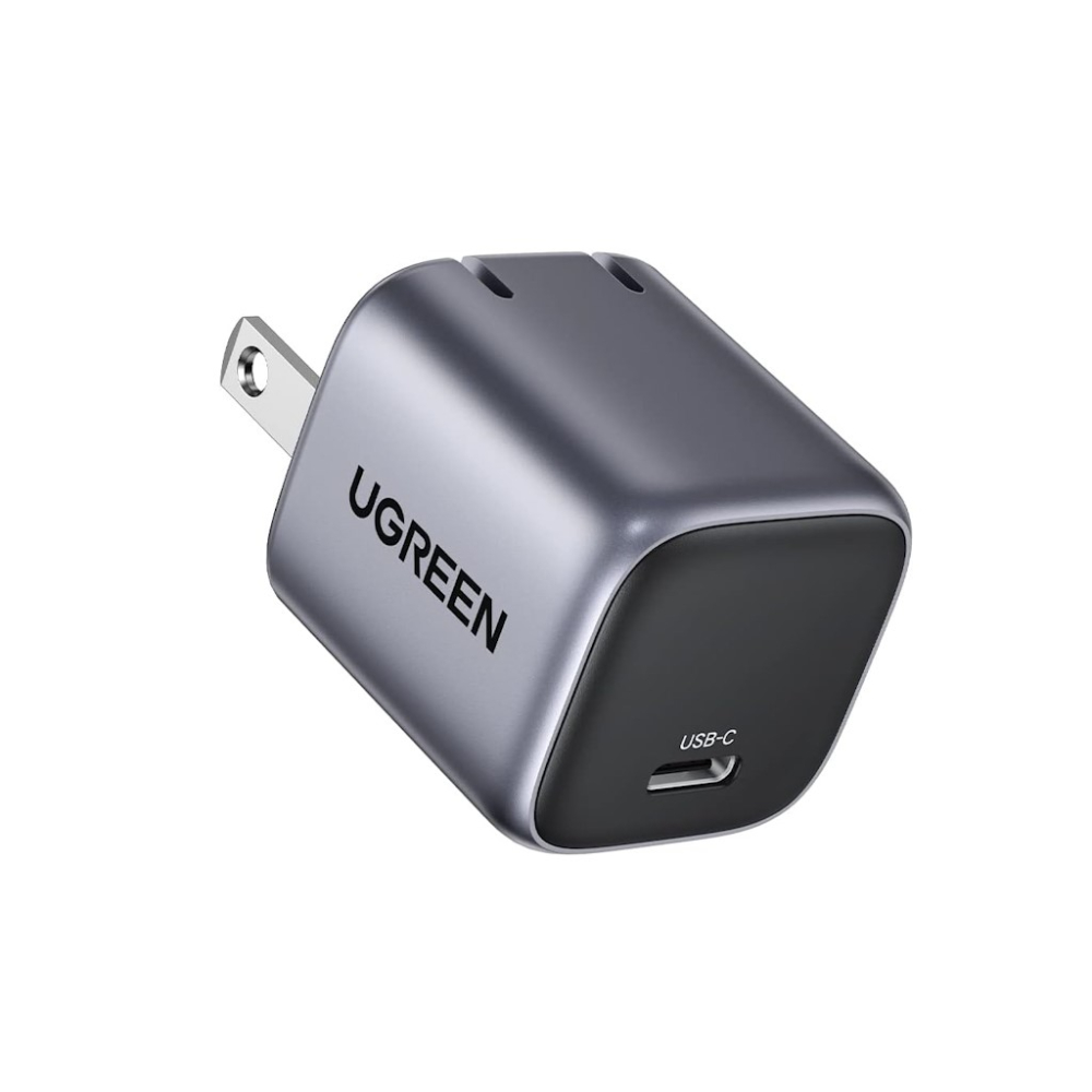 UGREEN-90902-NEXODE-USB-C-20W-GAN-Fast-Charger-Gray - One Chip Computers