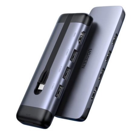 UGREEN 70508 5-IN-1 USB-C HUB WITH 4K HDMI+LAN