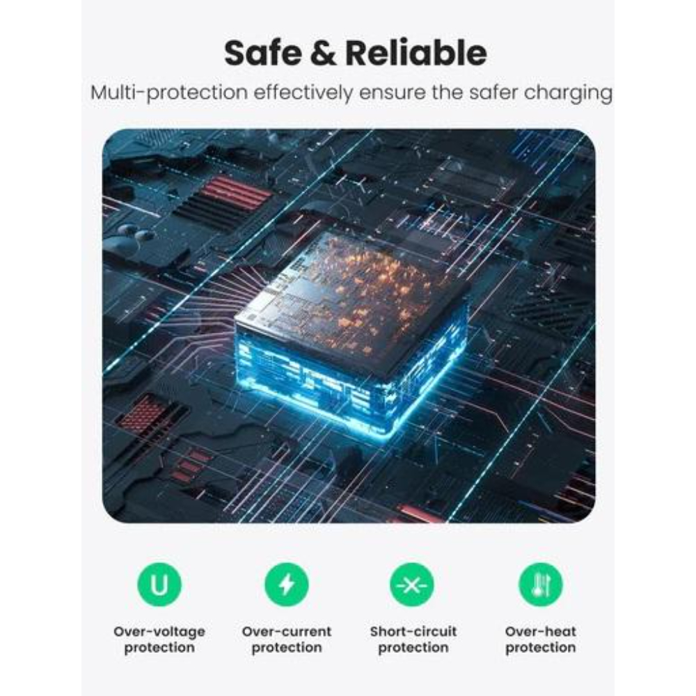 Ugreen-70870-100W-USB-C-Desktop-Charger-4-Ports-6 - One Chip Computers