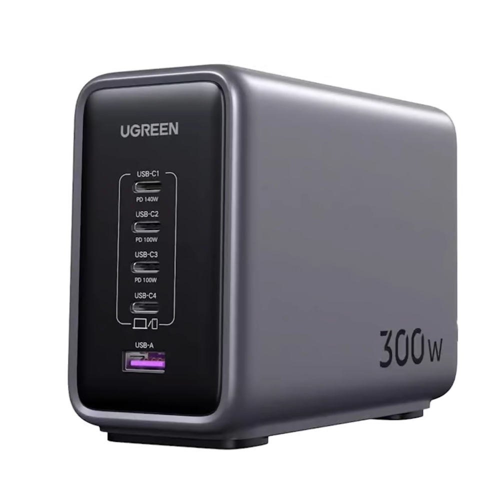 Ugreen-90872-Nexode-300W-USB-C-GaN-Charger-5-Ports-Desktop-Charger11-1 - One Chip Computers