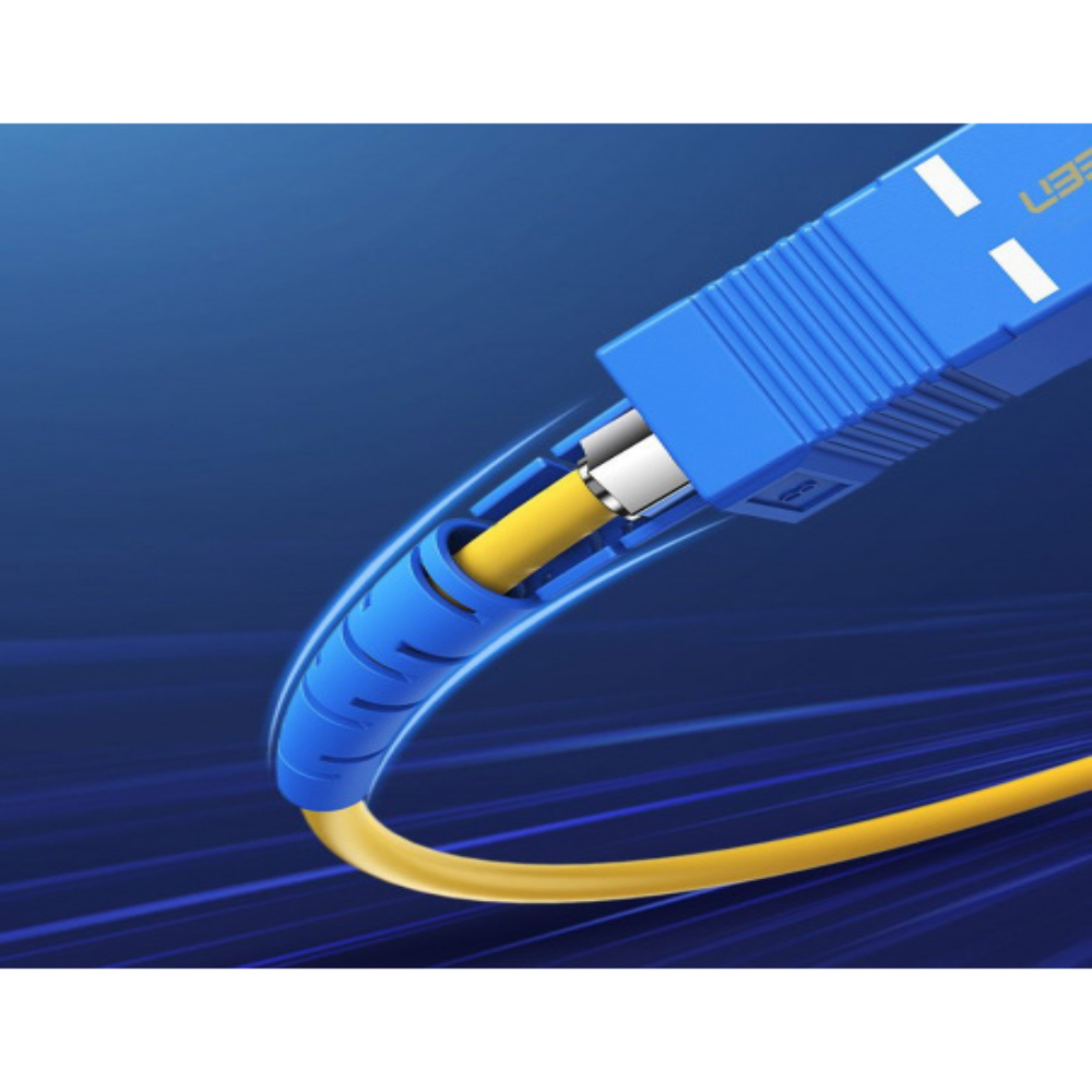 ugreen-lc-lc-single-mode-optical-fiber-jumper-3m-yellow-70663-nw130 - One Chip Computers