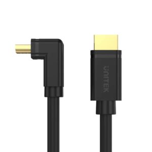 UNITEK Y-C1002 HDMI TO HDMI RIGHT ANGLE 90° CABLE 3M 4K@60HZ