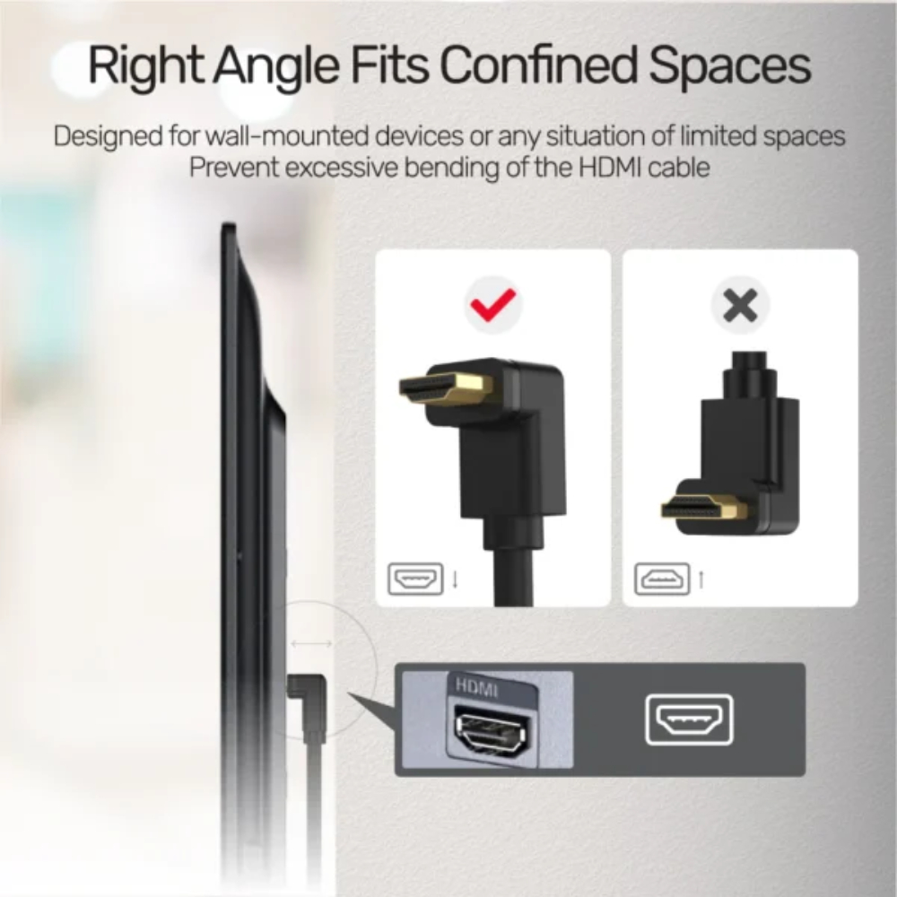 UNITEK-4K-HDMI-Cable-4K60Hz-3-Meter-Right-Angle-90-04-600x600 - One Chip Computers