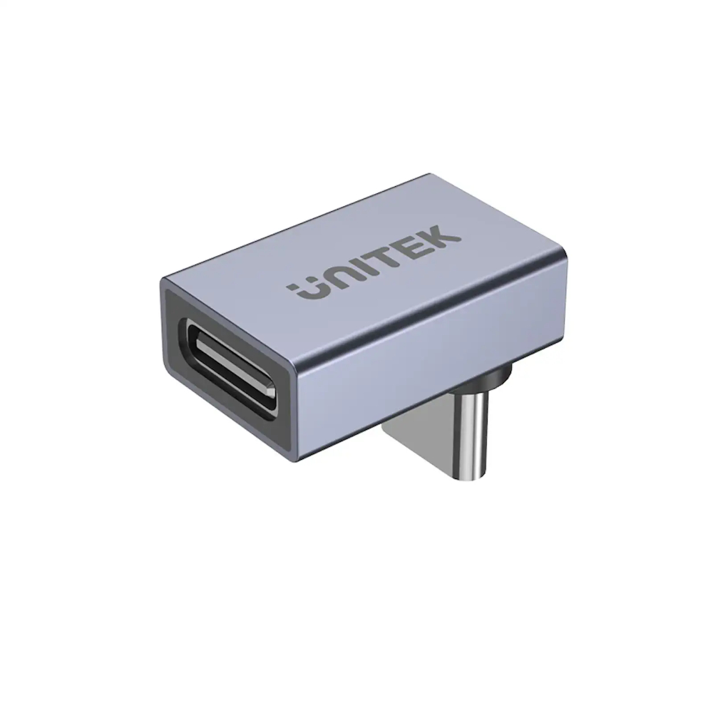 UNITEK-A1039GY01-USB-C-90-Degree-Right-Angle-Adapter - One Chip Computers